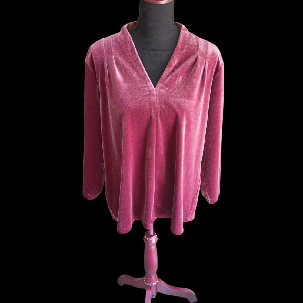 Lands' End Velvet Rose Tunic